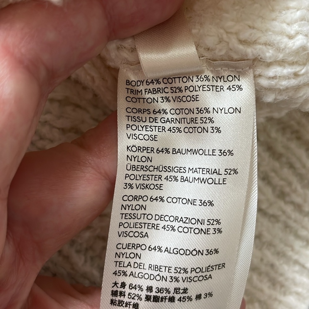 Free People Cream and Gray Olympia Tunic Sweater - Picture 14 of 14